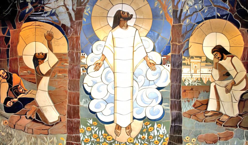 Biblical mosaic of Christ